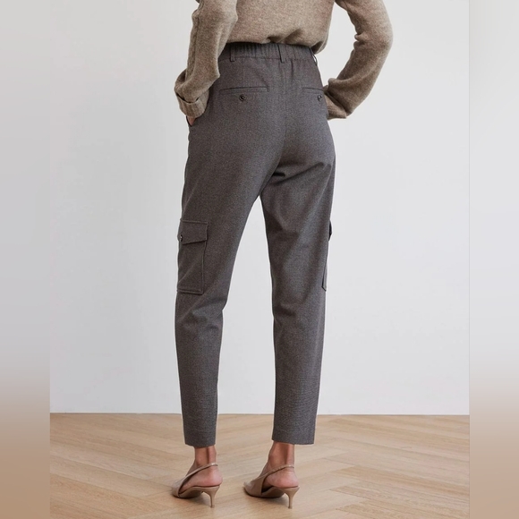 NWOT RW&Co Houndstooth Tapered Cargo Trouser - Picture 6 of 6